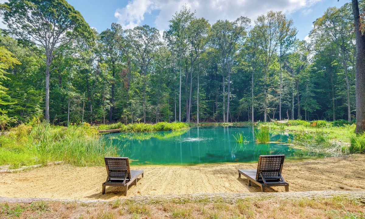 Pisgah House | 1/2 Acre Pond, Rec Room! Private Oasis in Nanjemoy