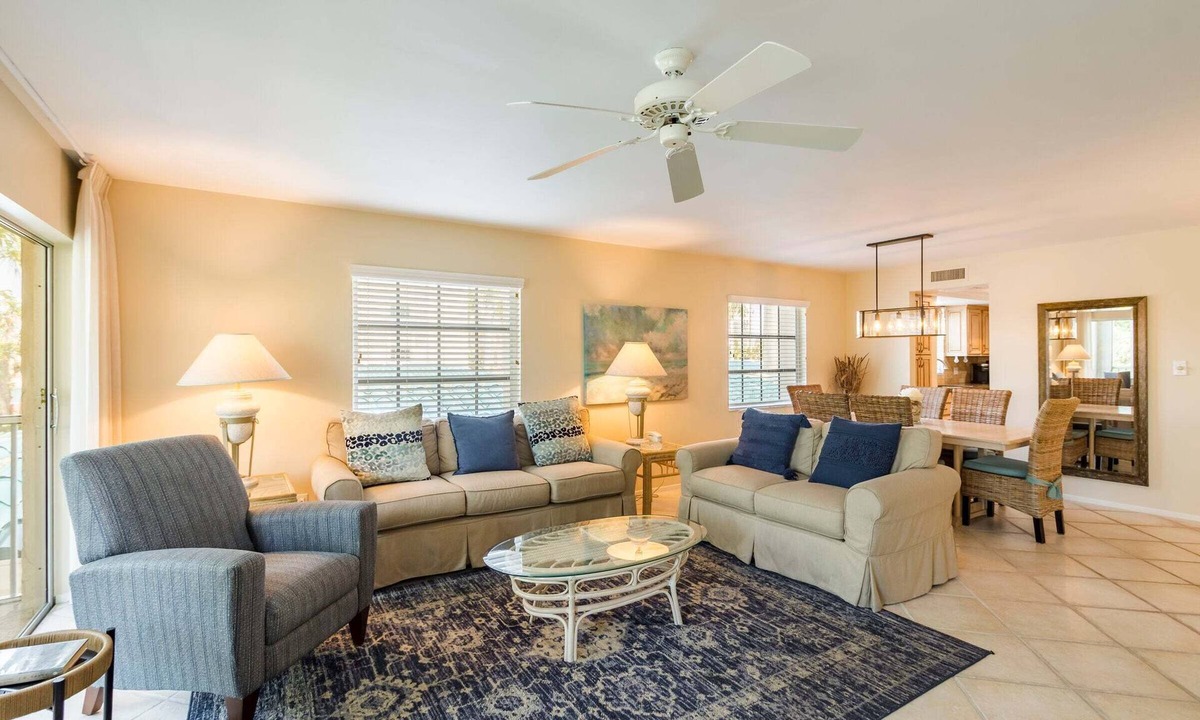 Siesta Key Condo | 2 bedroom 2 bathroom condominium is located on the Gulf side of our property.