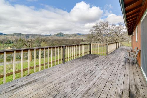 Upper Lake House | 30-Acre Witter Springs Ranch w/Barn & Views!