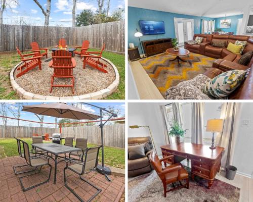 George Bush Park/Eldridge House | 3BR Home with Firepit I Easy Access to NRG & FIFA