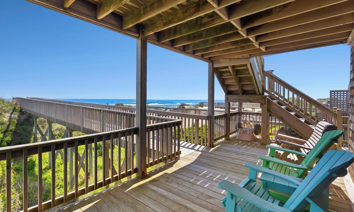 South Nags Head House | 3br Oceanfront Duplex, views, sunrise!