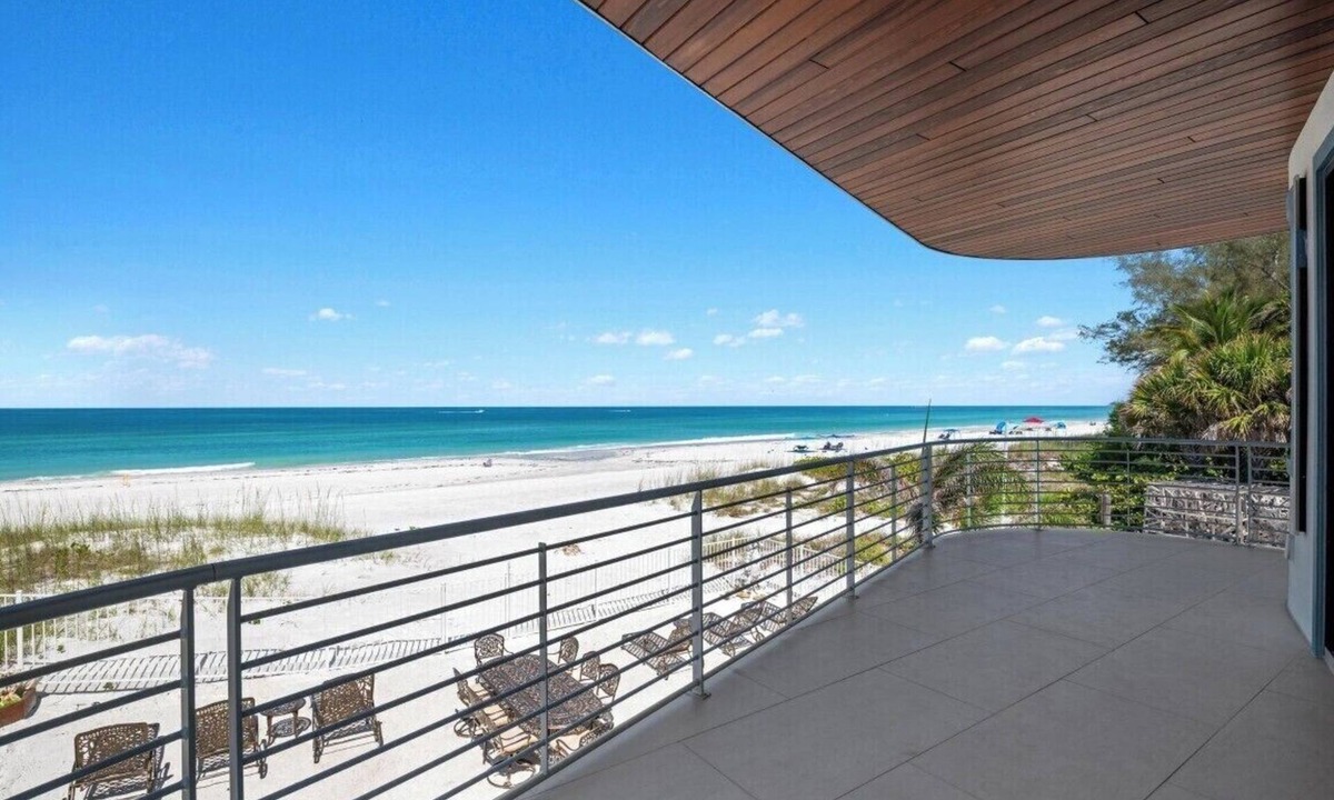 Ilexhurst House | Anna Maria Wave: Stunning Beachfront Home with Pool and Poker Room