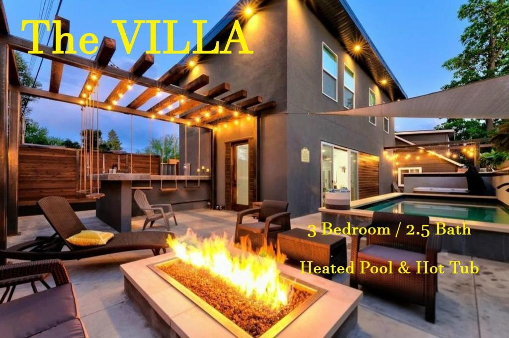 Veterans Park House | Boise Whitewater 2 Bed Cottage or the 4 Bed Villa with a Pool and Spa