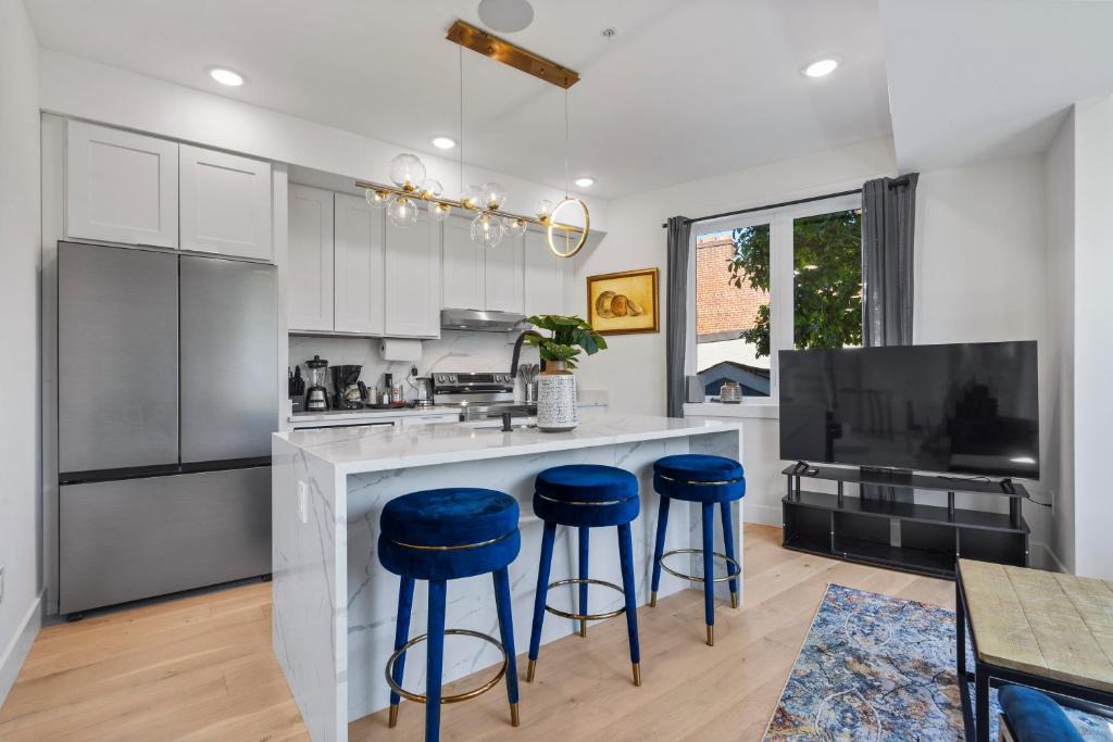 Southeast Apartment | Capital Hill 1 Charming Oasis in Downtown DC near Metro with Rooftop View and Free WIFI