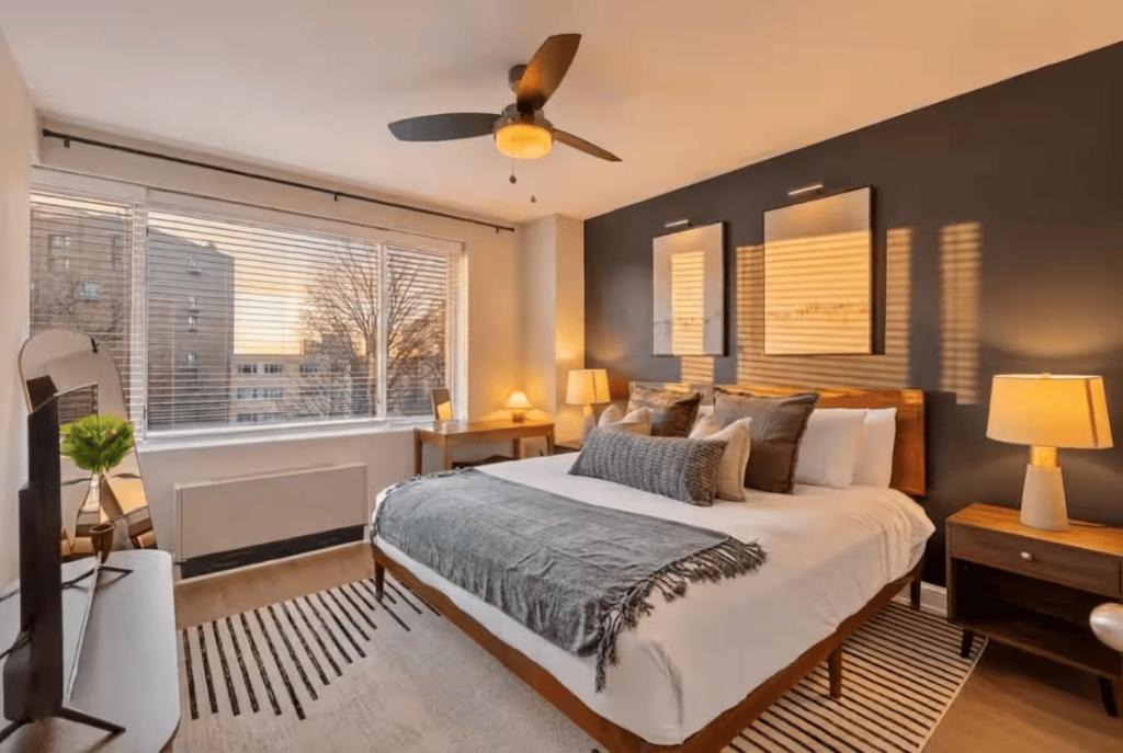 Radnor - Fort Myer Heights Apartment | CASA Arlington Suite with In-Suite Massage Chair & Premium Amenities