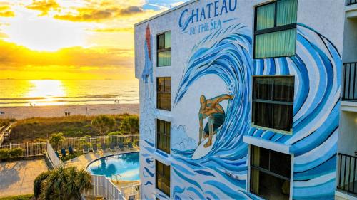 Avon By The Sea Apartment | Chateau by the Sea - Cocoa Beach Oceanfront Pet-Friendly Condos with Rooftop Deck & Heated Pool