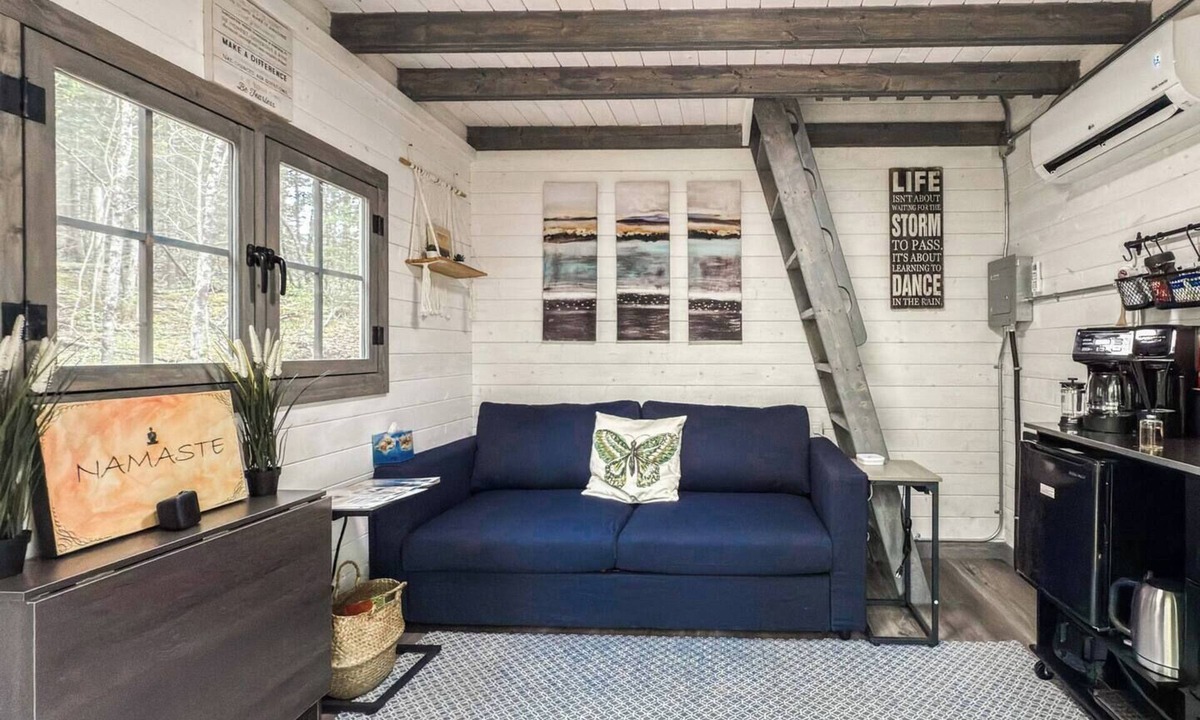 East Hants Cabin | Family Bunkie | Sleeps 4 | Forest Views + Loft
