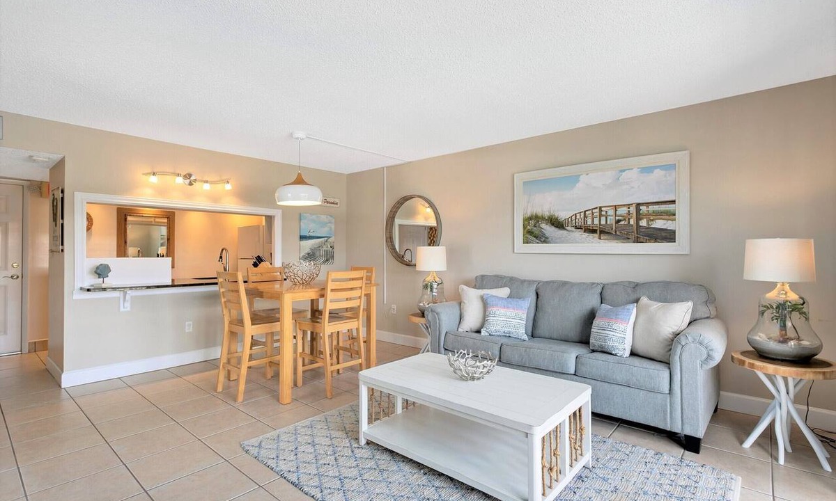 Avon By The Sea Condo | Family Friendly Beachfront Retreat Next to Cocoa Beach Pier with Heated Pool