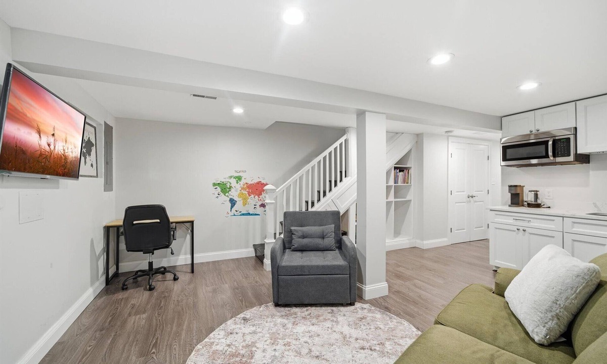 Eckington Apartment | Garden-Level 1BR Suite in DC – Private Entry