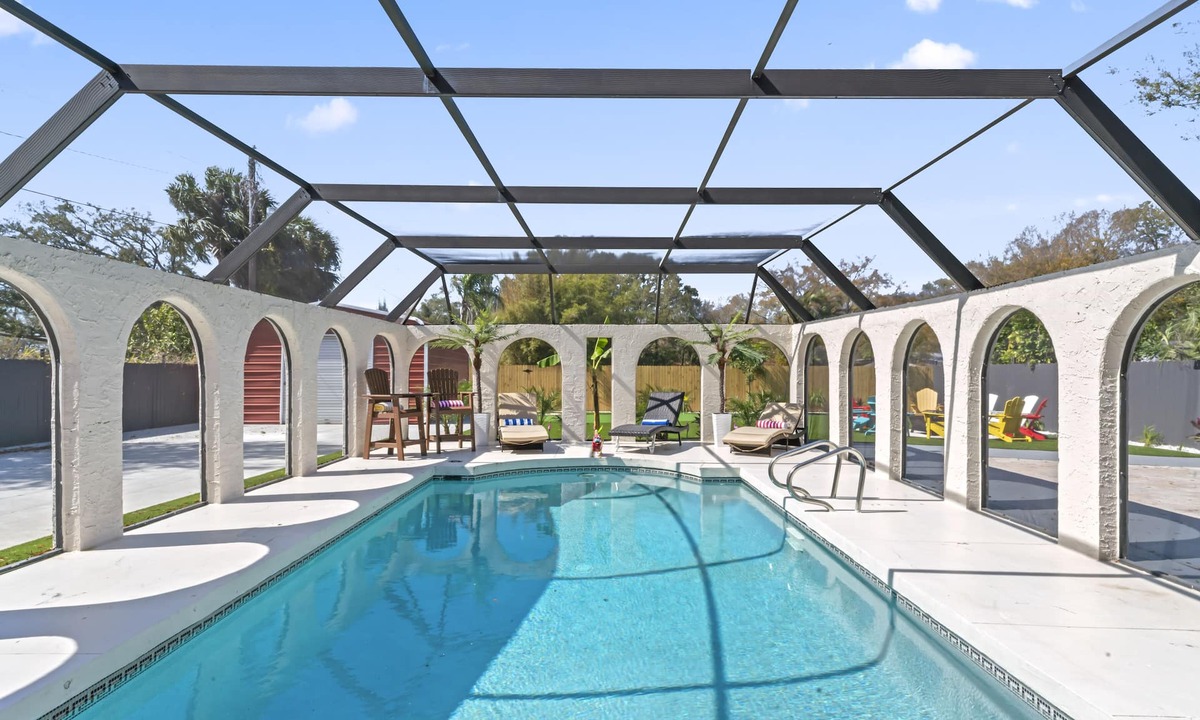 North Sarasota House | Glamor Manor Ssarasota- 5bedroom Heated Pool, Golf