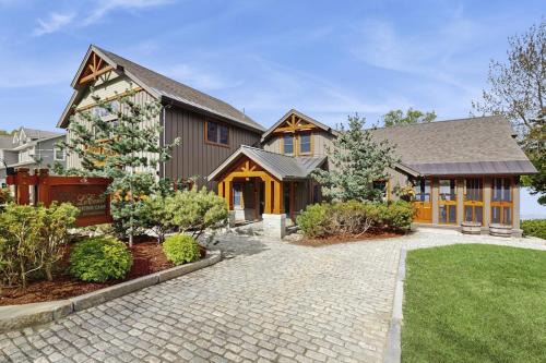 Greenville Junction House | Lakeside Lodge with Amazing Water Views, Screened Porch, Dock, & Firepit