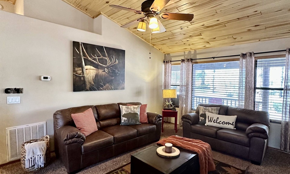 Show Low Cabin | Luxurious Year Round Retreat, Sleeps 6, Gorgeous Views!