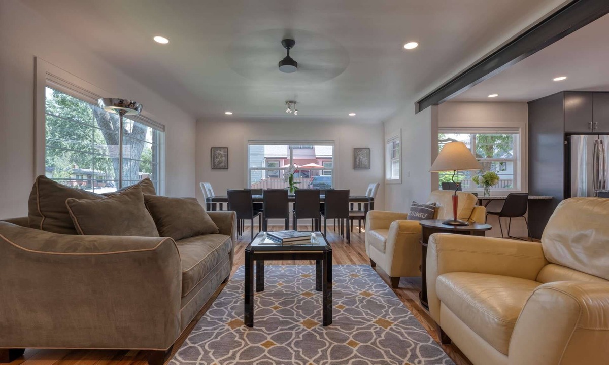 Collister House | Luxury at its Finest | Indulge in Gourmet Kitchen, Spacious Dining Area, & Plush Beds