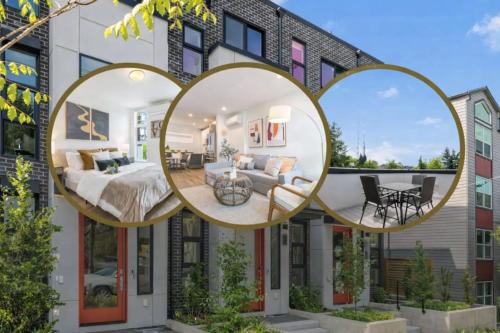 Broadway House | Modern Townhome with Rooftop Views, Walkable Location and Direct Bus to SEA