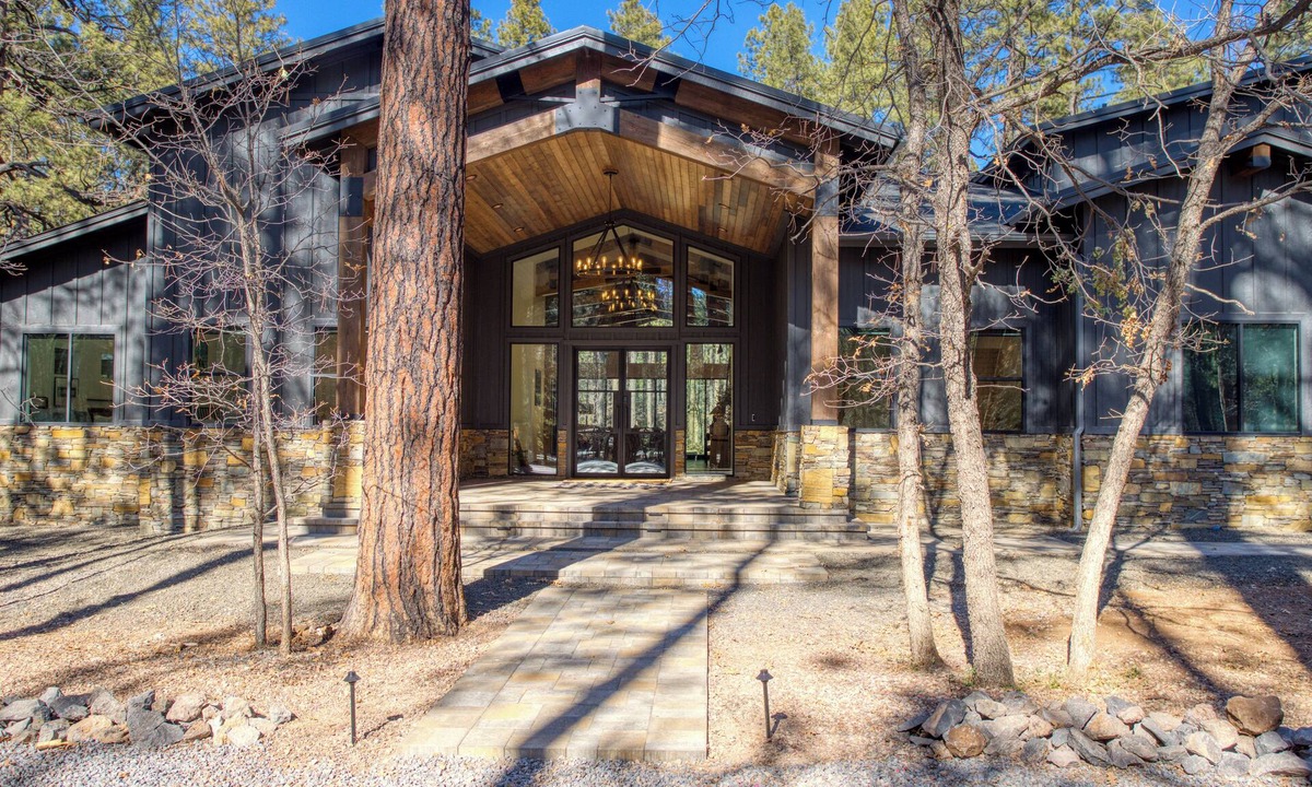 Pinetop House | Mountain-Modern Estate Game Room Spa Firepit