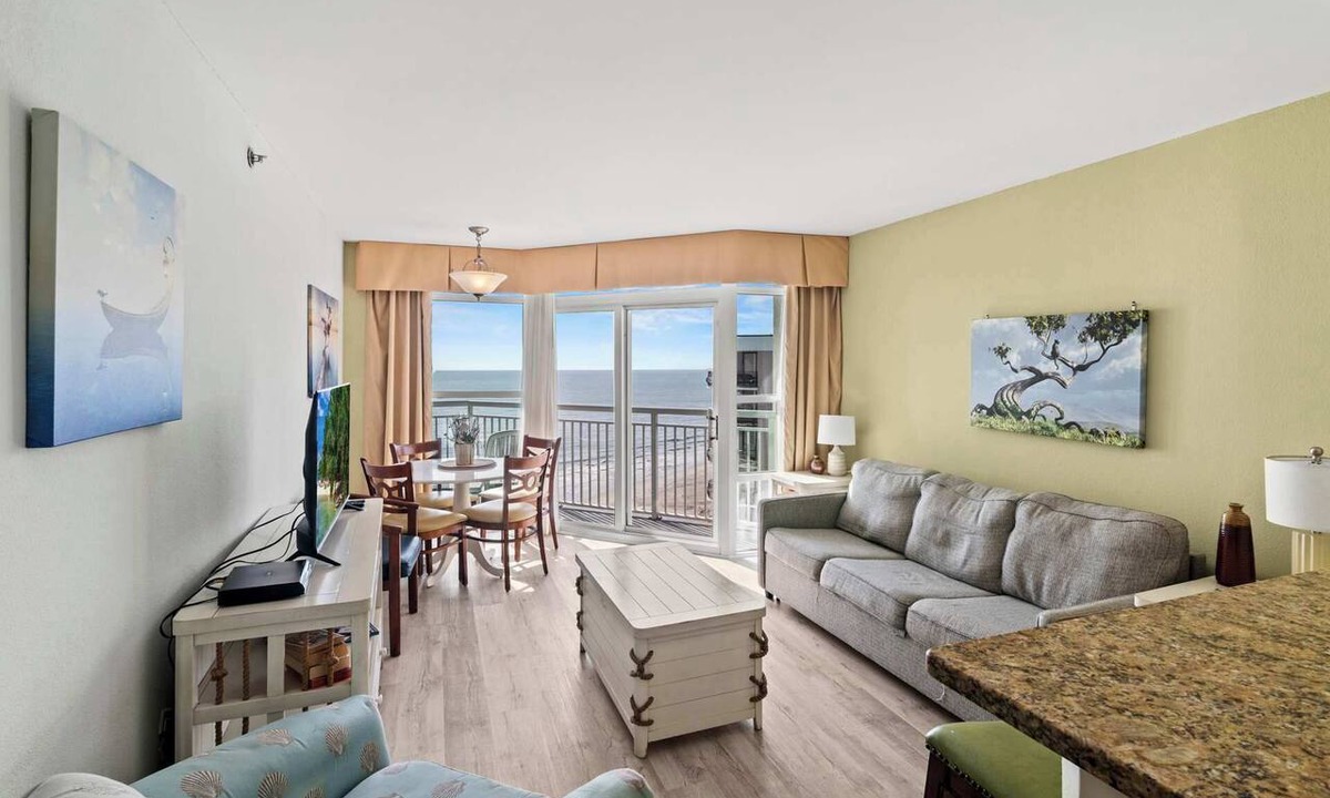 Myrtle Beach Condo | Ocean View Beach Suite w Lazy River