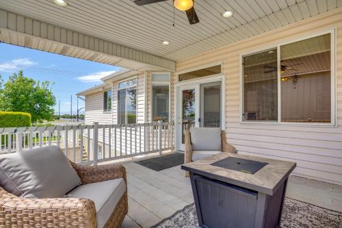 Clearfield House | Office, Fire Pit, Deck! Large Rental Near Hill AFB