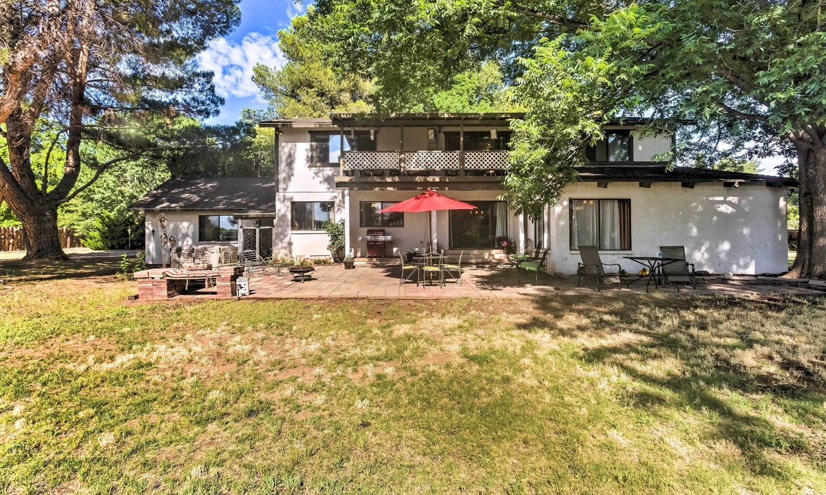 Cottonwood-Verde Village House | Patio & Yard: Dtwn Cottonwood Home!