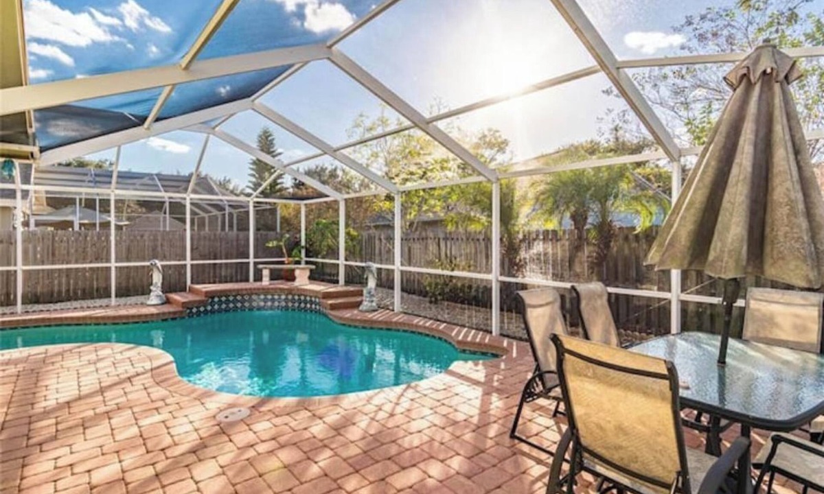 Town N County Park House | Peaceful Pool Home Near Airport Heated pool