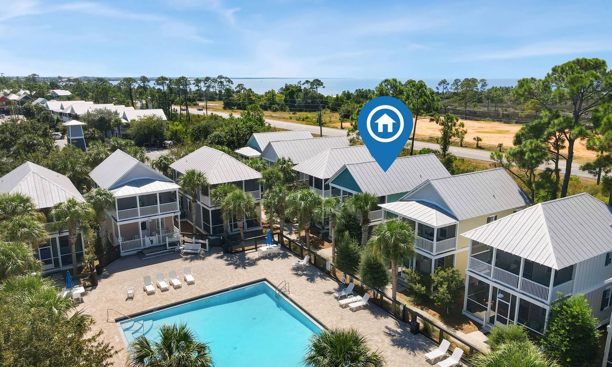 Port St. Joe House | Pool Front Retreat! Barefoot Bliss is a 2BD/2.5BA cottage w/3 pools, 1 mile from Windmark Beach!