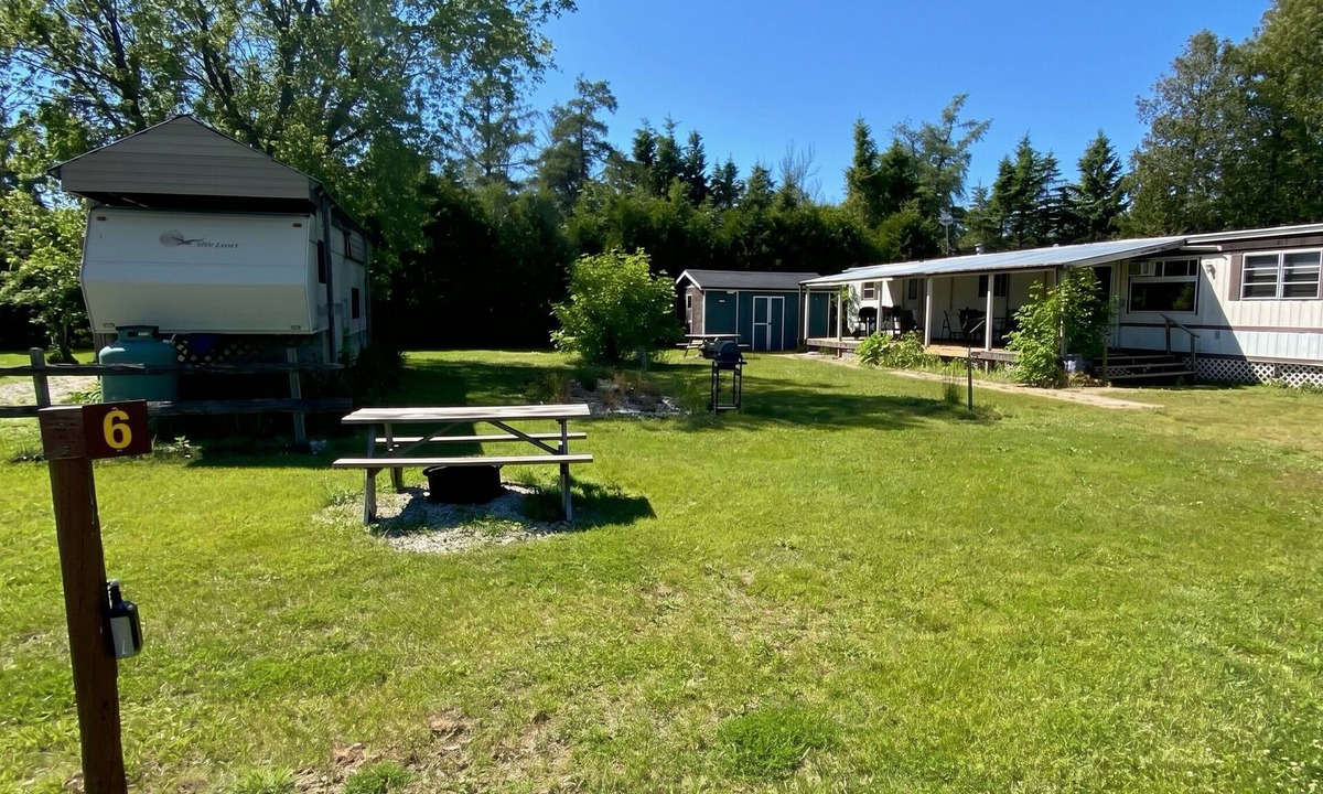 Stokes Bay RV Rental | Private Tent/RV site near the bay #6