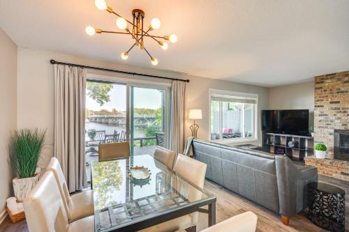 Champlin House | Riverfront Champlin Townhome w/Deck & Water View!