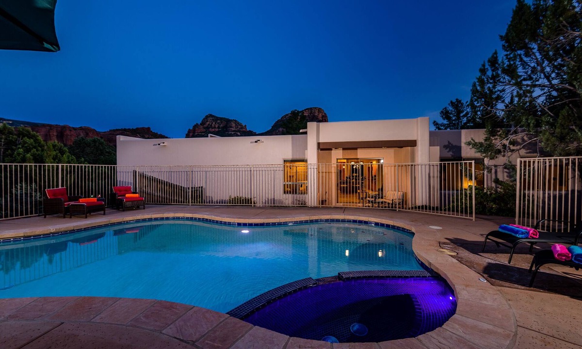 Sedona House | Sedona Spectacular: Luxury 3BR home with private pool, hot tub, and stunning red rock views.