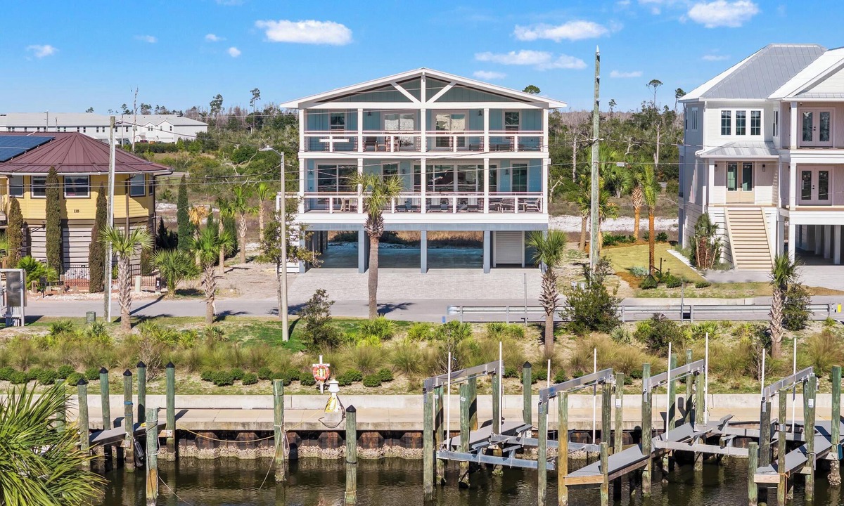 Mexico Beach House | Seize the Bay - 6 BR Mexico Beach Home - Private Boat Slip and Canal/Gulf Views