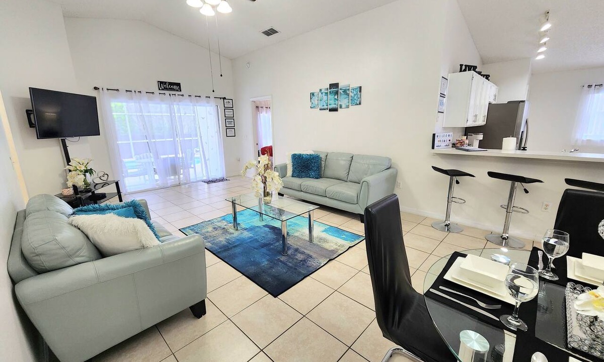 Clear Creek Villa | Spacious 5-Bedroom Pool Home Near Disney - Private Pool - Game Room