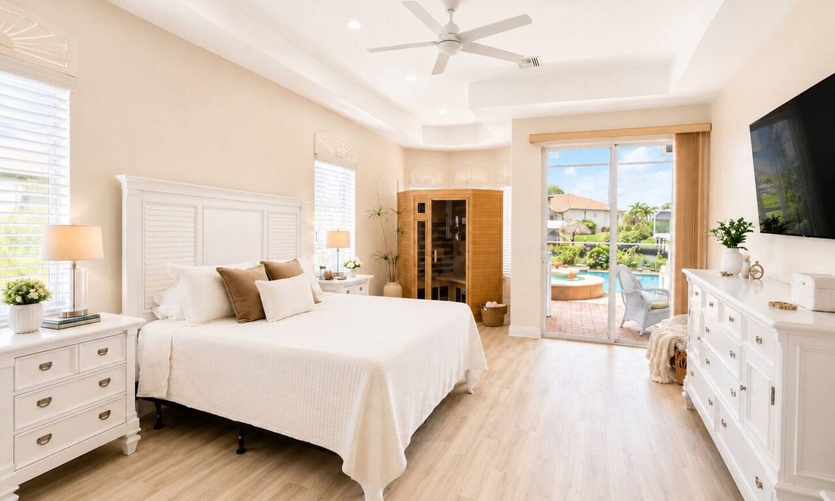Pelican Villa | This Villa has it all! Waterfront - heated pool, hot tub, boat dock, tiki hut!