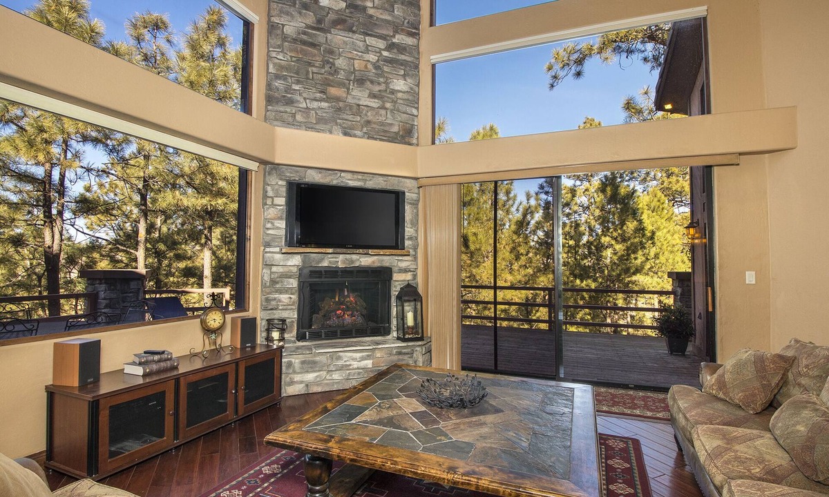 Flagstaff Cabin | Timberloft Luxury Lodge, HOT TUB , GOLF COURSE views, secluded & private