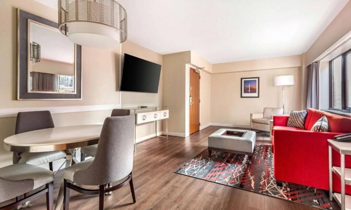West End Hotel | Two 1-Bedroom King Suites with Kitchenettes | Free Breakfast & Indoor Pool