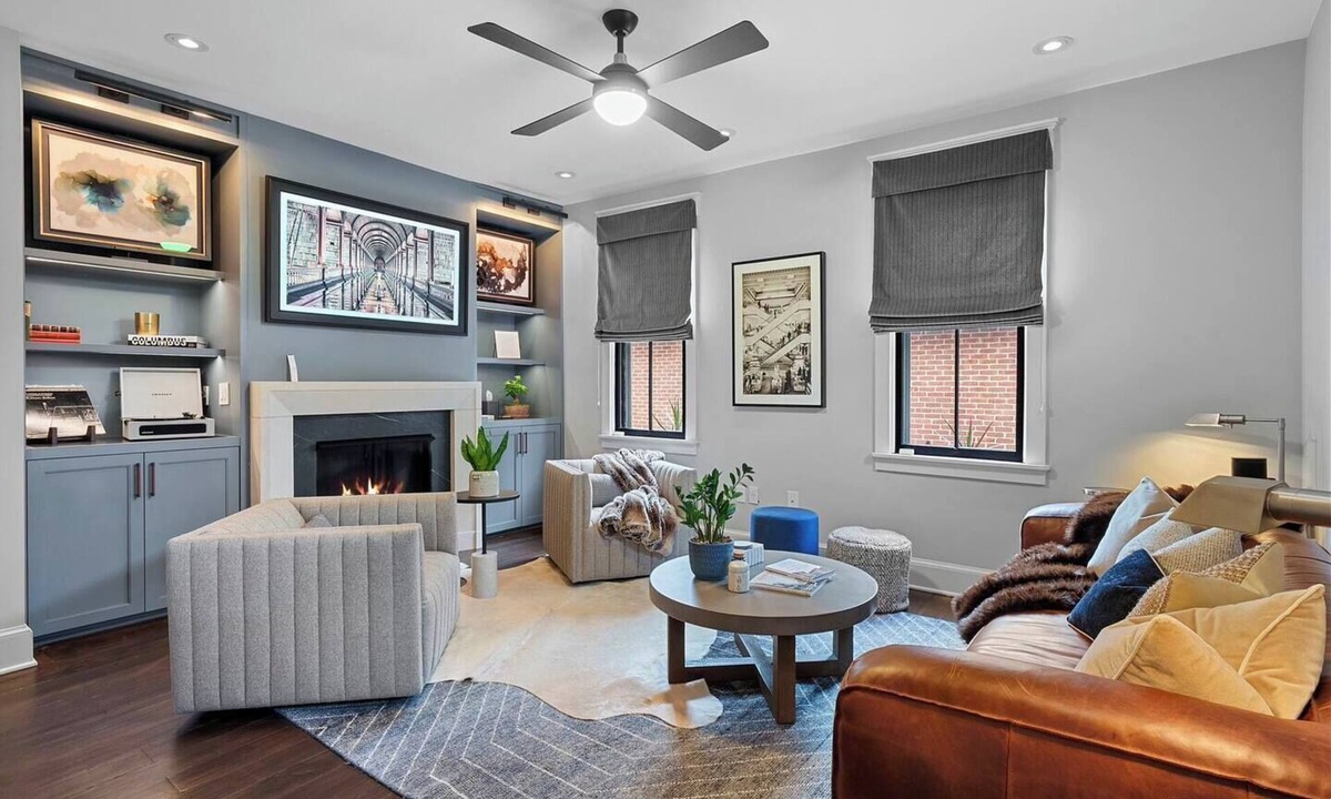 German Village House | Unwind and relax in this picturesque German Village hideaway.
