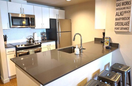 Downtown Seattle Apartment | 1 Block to Pike Pl Market ~ View Balcony ~ Easy Walk to Stadium - HUGE unit!