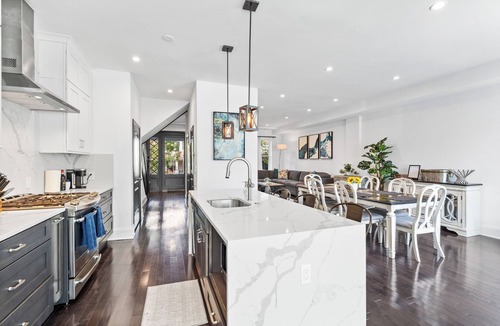 Columbia Heights House | 6-Bedroom DC Brownstone - 2 Car Garage, Dual Kitchens & Multiple Living Areas