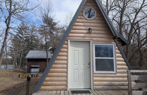 Walker Cabin | A-Frame Tiny House Tucked into the Northwoods