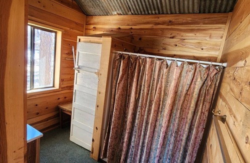 Blue Cabin | A peaceful setting for guests to relax and unwind.
