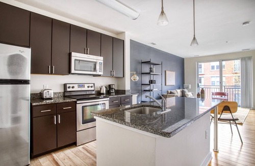 Near Northeast Apartment | Amazing H Street 1BR w/Rooftop Pool & Gym, walk to Metro, by Blueground