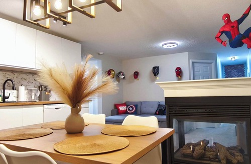 Grande Prairie House | Avengers North House | 2BR 5 Guests King Bed