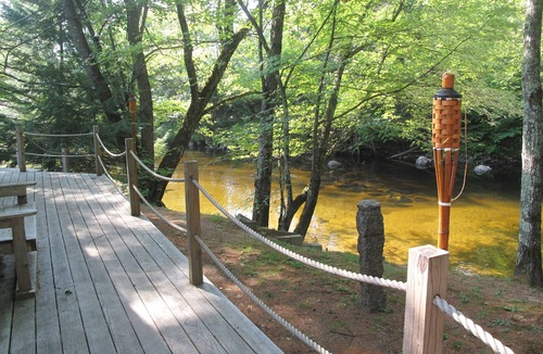 West Ossipee House | Bearcamp Riverfront Dream Hot Tub Storybook Setting #BearcampBungalow