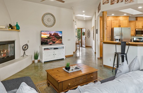 West Sedona House | Beautiful Custom Home Steps Away From Red Rock Trails With A Relaxing Hot Tub!