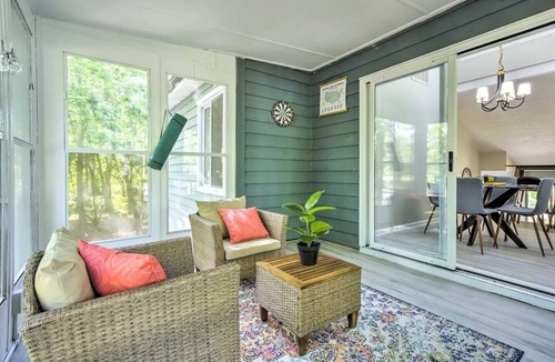 Northeast Raleigh House | Beautiful home with king bed stoned fire place and pool/Games for famlies