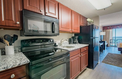 Myrtle Beach Condo | Beautiful Oceanfront, Full Kitchen, Pet Friendly