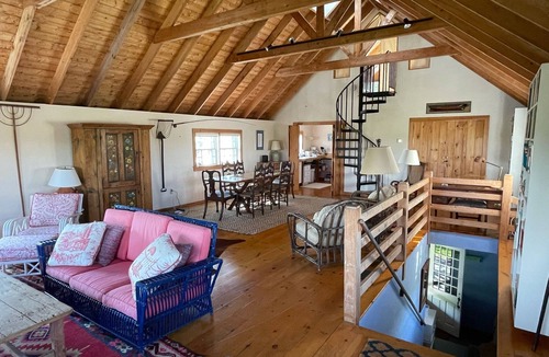 Block Island House | Black Rock Farm. Renovated farmhouse & Barn both w/AC, 2.6 acres, swimming hole