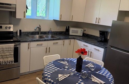 Shediac Apartment | Blue Coastal Escape - Family Friendly & Beach Proximity