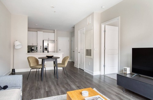 Bethesda Apartment | Blueground | Bethesda, balcony, nr Cabin John Park