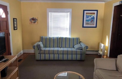 The Pines Cottage | Charming Ocean Block Beach Cottage w/Screened Porch & Lake Views
