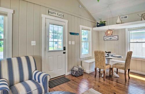 Colonial Beach House | Chic Cottage w/Private Yard: Steps to Beach!