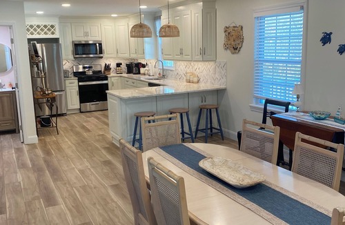 Del Haven House | Comfortable, Spacious Home with Pool and One Block to Delaware Bay!