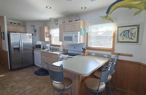 Ocracoke Villa | CV9A: Waterfront One-Bedroom Villa with Loft and Sun deck.